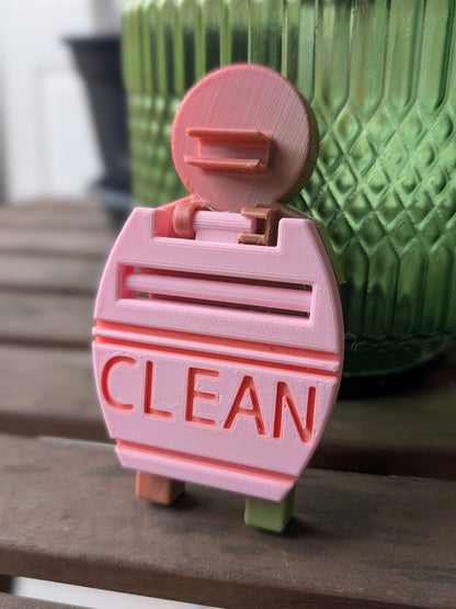 [Pre-order only] Barrelman Dishwasher or Laundry Sign